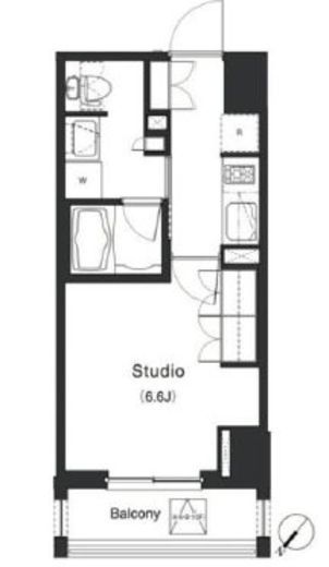 La Douceur巣鴨 (ラドゥセール巣鴨) 704 間取り図