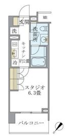 アパートメンツ千駄木 1002 間取り図