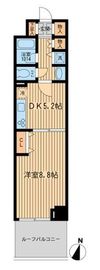 KDXレジデンス幡ヶ谷 805 間取り図