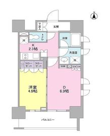 スタイリオ蒲田 1304 間取り図