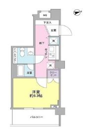 カルディア西馬込 303 間取り図