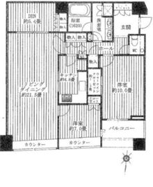 パークコート赤坂ザ・タワー 32階 間取り図