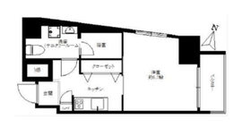 ステージファースト水道橋 601 間取り図