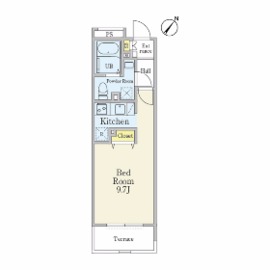 ルオーレ学芸大学 103 間取り図