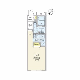 ルオーレ学芸大学 402 間取り図