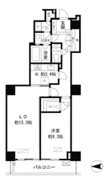 恵比寿ガーデンテラス弐番館 1219 間取り図