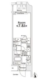 プライマル新宿若松町 803 間取り図