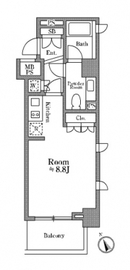 セントラル銀座 504 間取り図