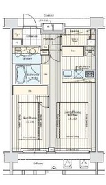 プライマル新宿若松町 1404 間取り図