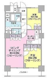 マートルコート恵比寿2000 14階 間取り図