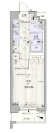 ラグジュアリーアパートメント西新宿 5階 間取り図