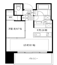 THE ROPPONGI TOKYO CLUB RESIDENCE 12階 間取り図