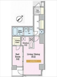 ポルトボヌール 401 間取り図