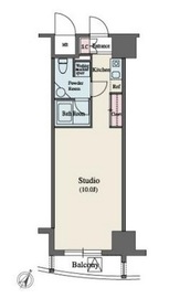 MFPR代々木タワー 404 間取り図