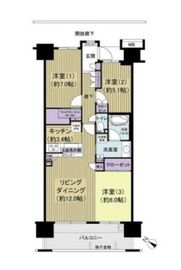 スターコート豊洲 10階 間取り図