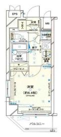 コンシェリア門前仲町 2階 間取り図