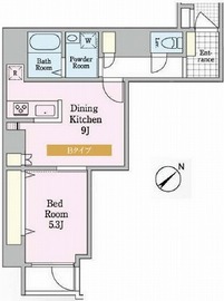 ポルトボヌール 302 間取り図