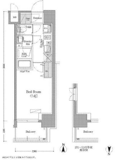 アーバネックス深川住吉 812 間取り図