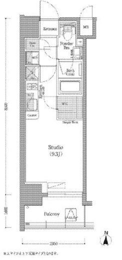 アーバネックス深川住吉 807 間取り図