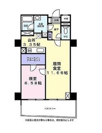 アクトフォルム武蔵小山 402 間取り図