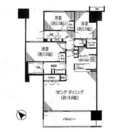 スターコート豊洲 8階 間取り図