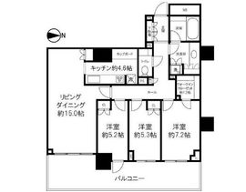 広尾ガーデンフォレスト 5階 間取り図