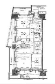 東京フロントコート 2階 間取り図