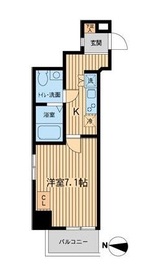 アムス四谷三丁目 408 間取り図