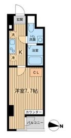 アムス四谷三丁目 802 間取り図