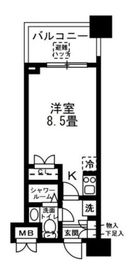 レジディア錦糸町 606 間取り図