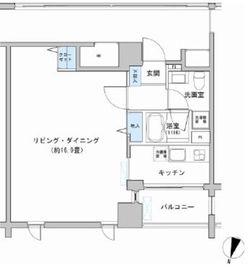 カッシア神田レジデンス 807 間取り図