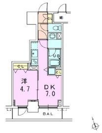 銀座レジデンス伍番館 1004 間取り図