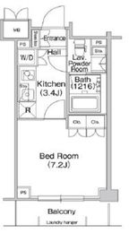 コンフォリア駒場 106 間取り図