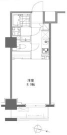 清澄白河レジデンス弐番館 206 間取り図