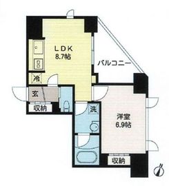 エコロジー柳橋レジデンス 7階 間取り図