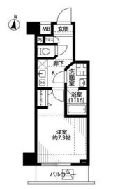 プレール・ドゥーク潮見2 402 間取り図