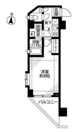 プレール・ドゥーク潮見2 406 間取り図