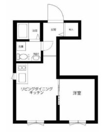 ラピス原宿3 202 間取り図