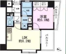 ジェイパーク神楽坂 6階 間取り図