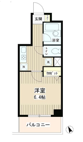 ルベールデュソレイユ 305 間取り図
