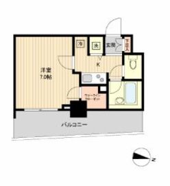 コンフォリア文京白山 410 間取り図