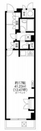 パークノヴァ神宮前 4階 間取り図