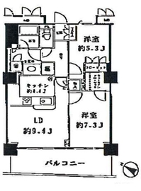 ストーリア品川 2003 間取り図