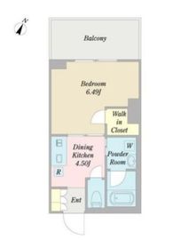 パークホームズ武蔵小山 4階 間取り図