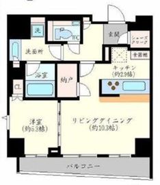 グランスイート四谷プレシア 13階 間取り図