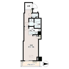 恵比寿ガーデンテラス弐番館 1108 間取り図