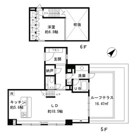 KDXレジデンス南青山 501 間取り図