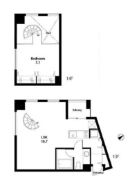 カラム 1301 間取り図