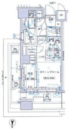 アジールコフレ中野坂上 2階 間取り図