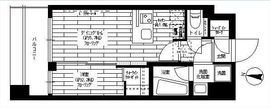 アジールコフレ中野坂上 8階 間取り図